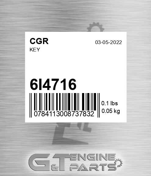 6I4716 Key