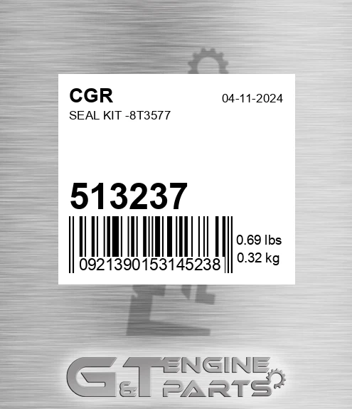 513237 Seal Kit -8t3577