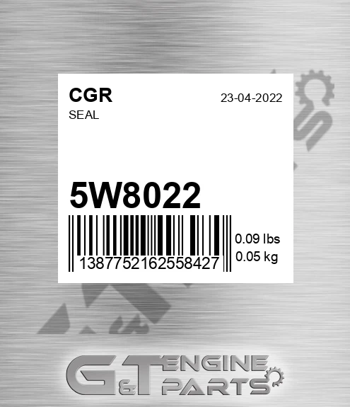 5W8022 CGR Seal