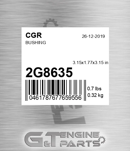 2G8635 CGR Bushing
