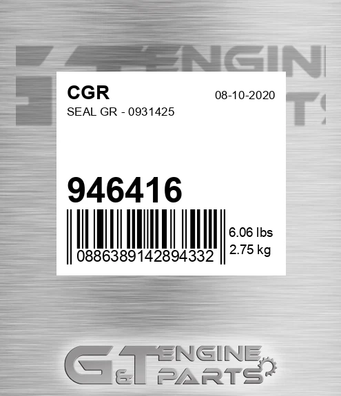 946416 Seal Gr - 0931425