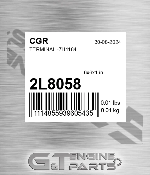2L8058 CGR Terminal -7h1184