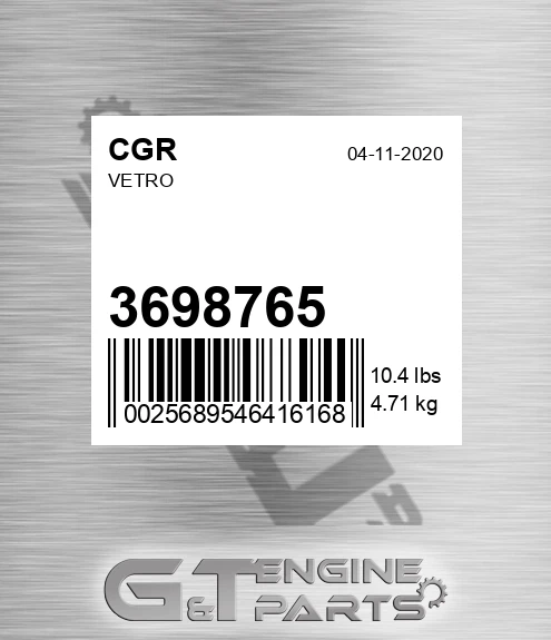 3698765 Vetro