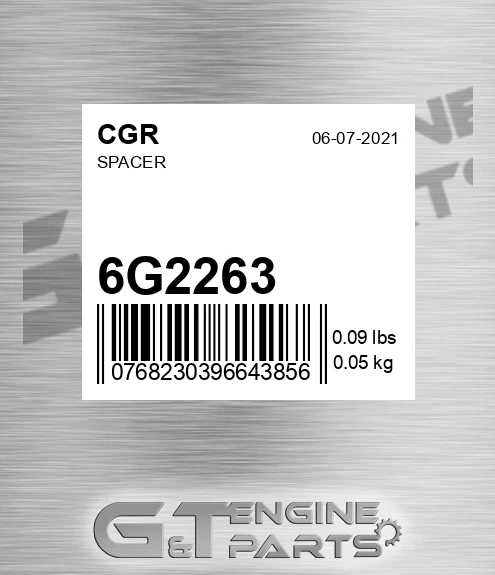 6G2263 Spacer