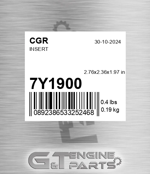 7Y1900 Insert