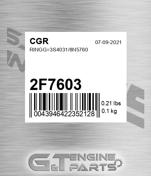 2F7603 Ringg=3s4031/8n5760