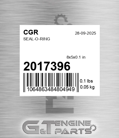 2017396 CGR Seal-o-ring