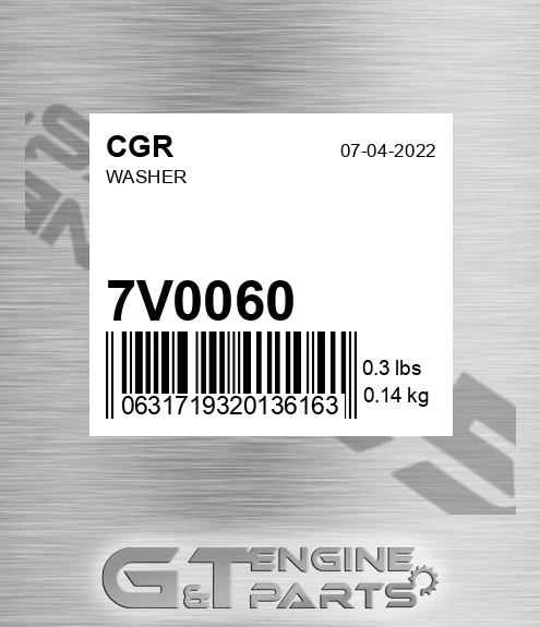 7V0060 CGR Washer