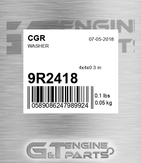 9R2418 CGR Washer