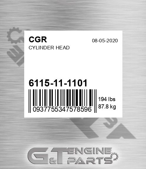 6115-11-1101 Cylinder Head for CGR