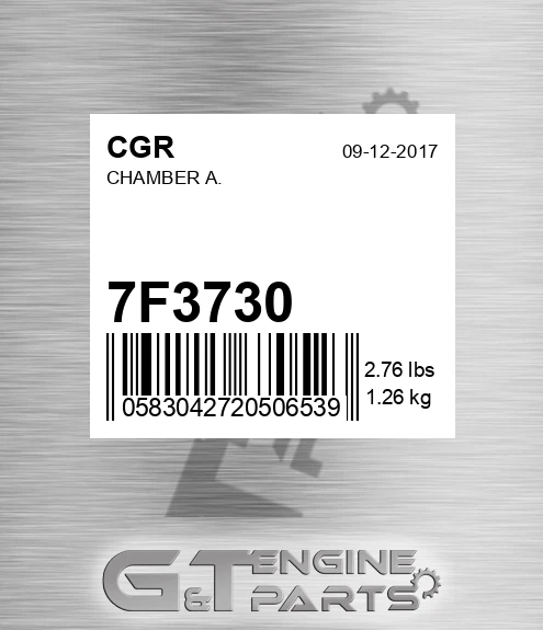 7F3730 Chamber A.