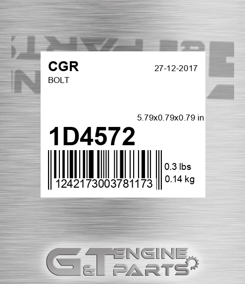 1D4572 CGR Bolt