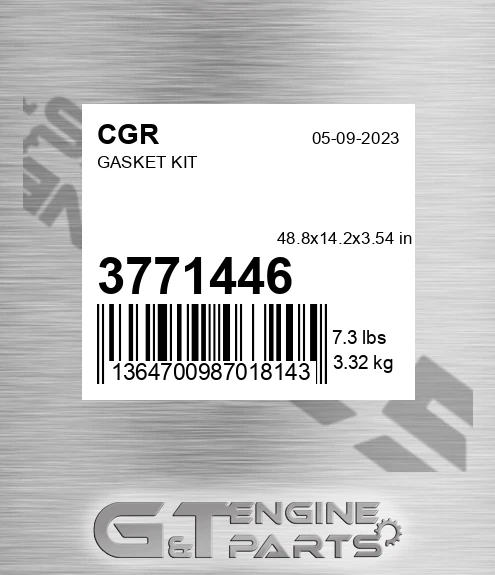 3771446 CGR Gasket Kit