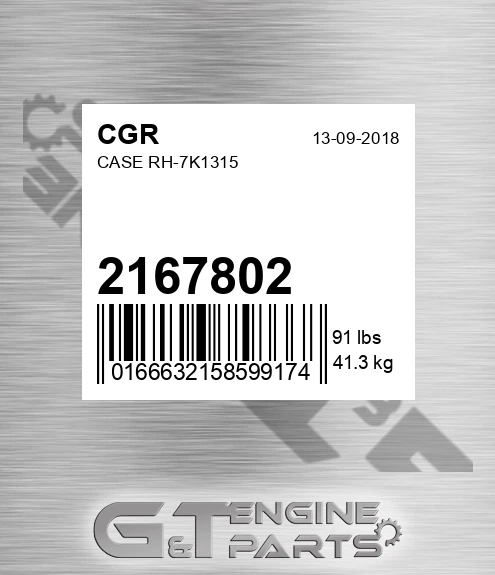 2167802 Case Rh-7k1315