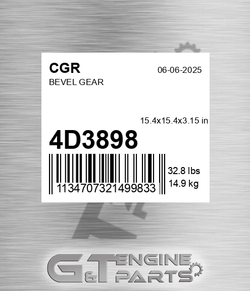 4D3898 CGR Bevel Gear