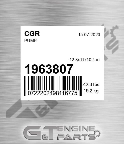 1963807 CGR Pump