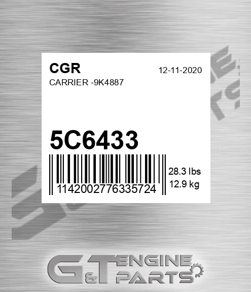 5C6433 Carrier -9k4887