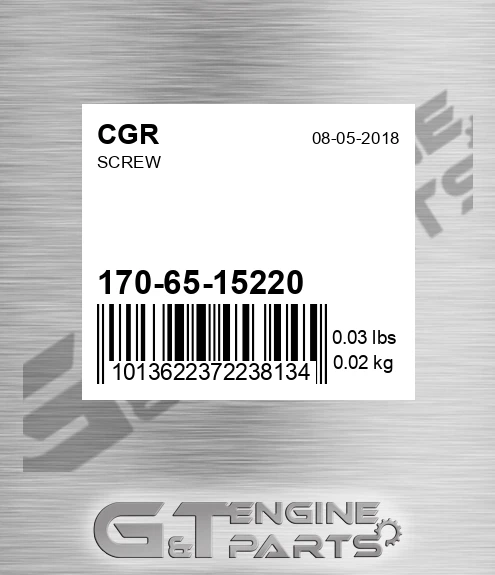 170-65-15220 Screw for CGR