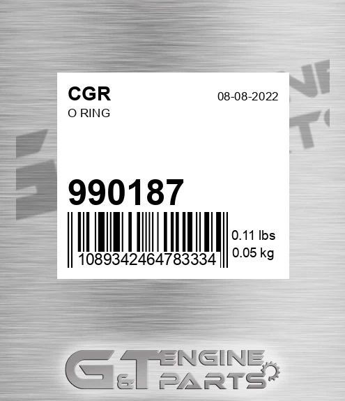 990187 O Ring