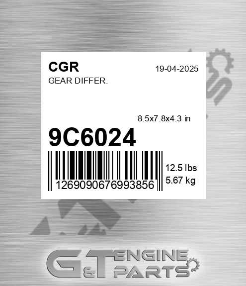 9C6024 Gear Differ.