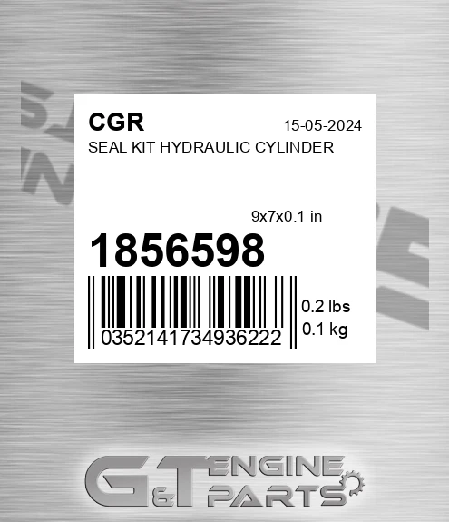 1856598 CGR Seal Kit Hydraulic Cylinder