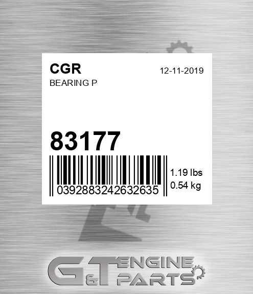 83177 CGR Bearing P