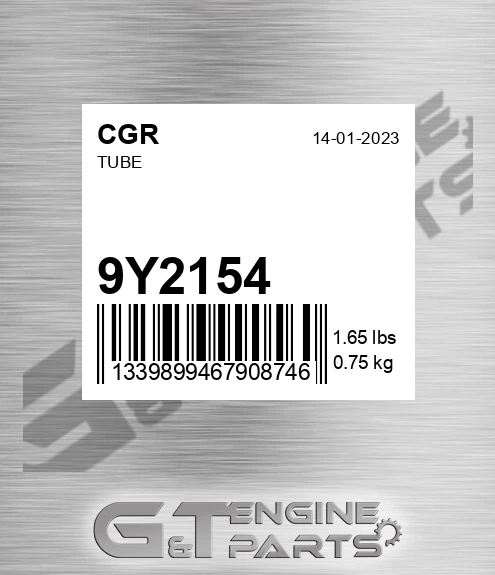 9Y2154 Tube for CGR
