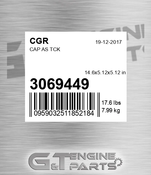 3069449 Cap As Tck