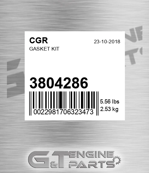 3804286 CGR Gasket Kit