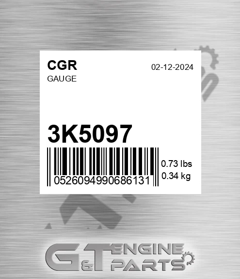 3K5097 Gauge for CGR