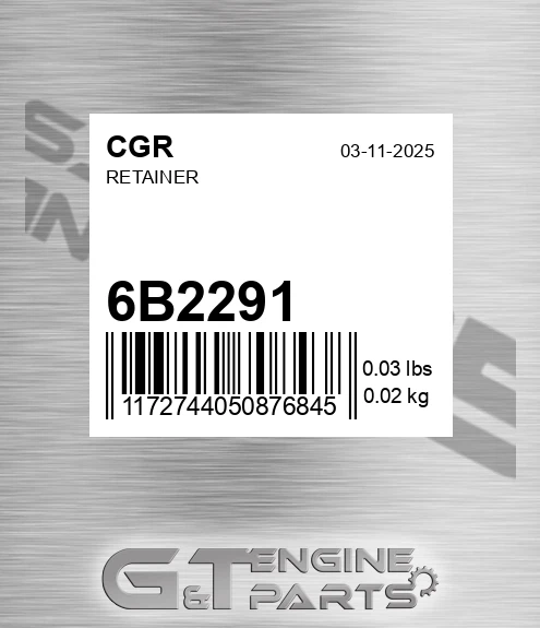 6B2291 Retainer