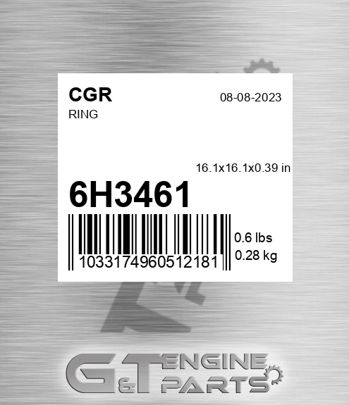 6H3461 CGR Ring