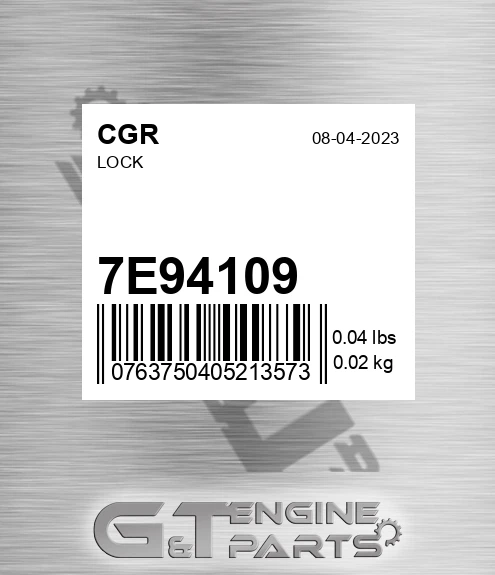 7E94109 CGR Lock