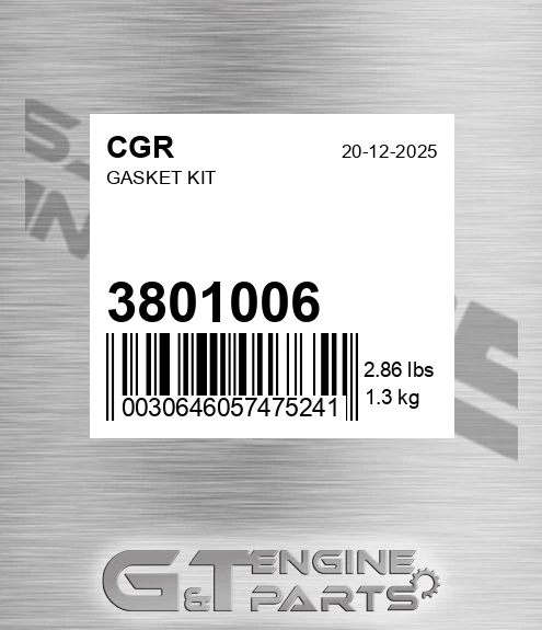 3801006 Gasket Kit