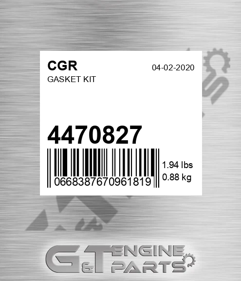 4470827 Gasket Kit