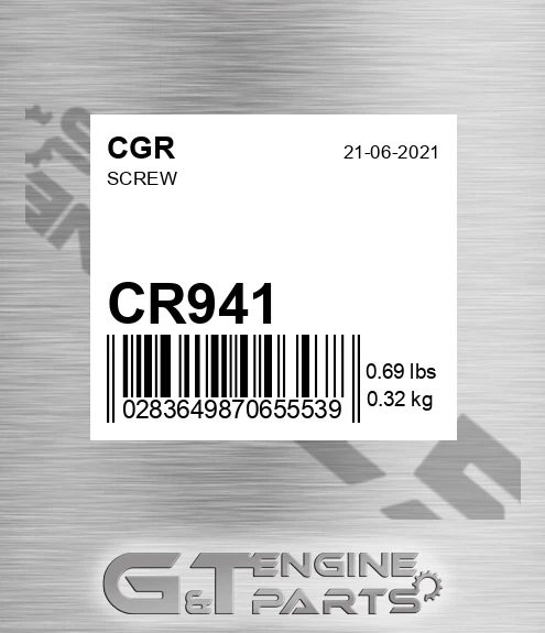 CR941 Screw