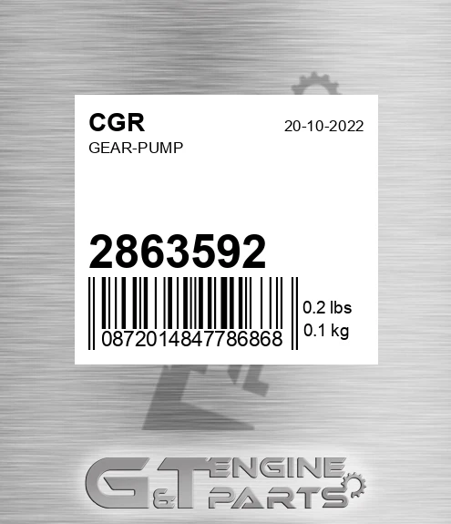 2863592 Gear-pump