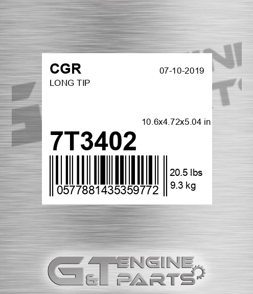 7T3402 CGR Long Tip
