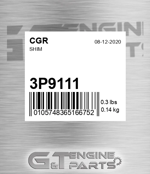 3P9111 CGR Shim