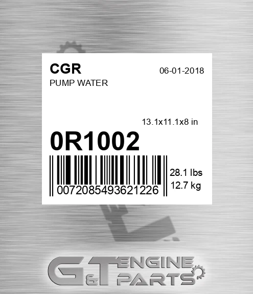 0R1002 Pump Water