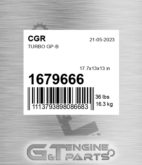 1679666 Turbo Gp-b
