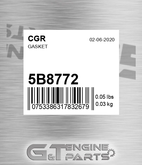 5B8772 Gasket
