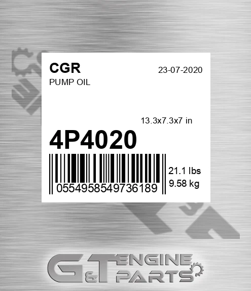 4P4020 CGR Pump Oil