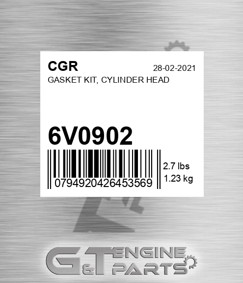 6V0902 Gasket Kit, Cylinder Head