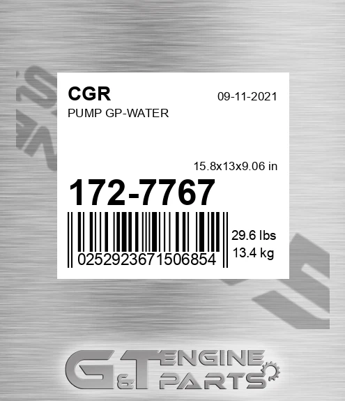 1727767 Pump Gp-water