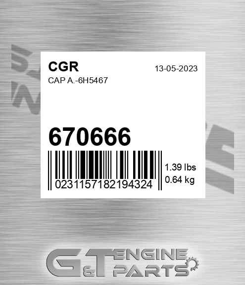 670666 CGR Cap A.-6h5467