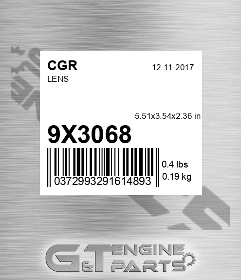 9X3068 Lens for CGR