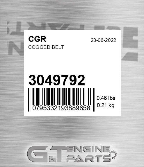 3049792 CGR Cogged Belt