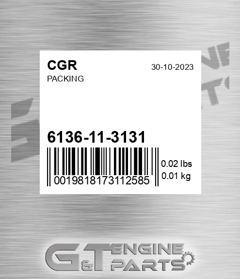 6136-11-3131 Packing for CGR