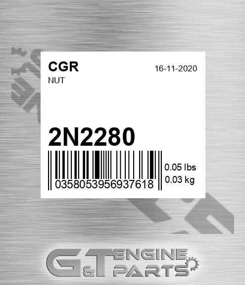 2N2280 Nut